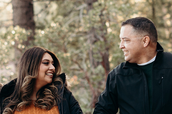 Couple at Pinecrest Lake