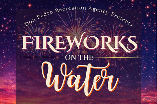 fireworks on the water