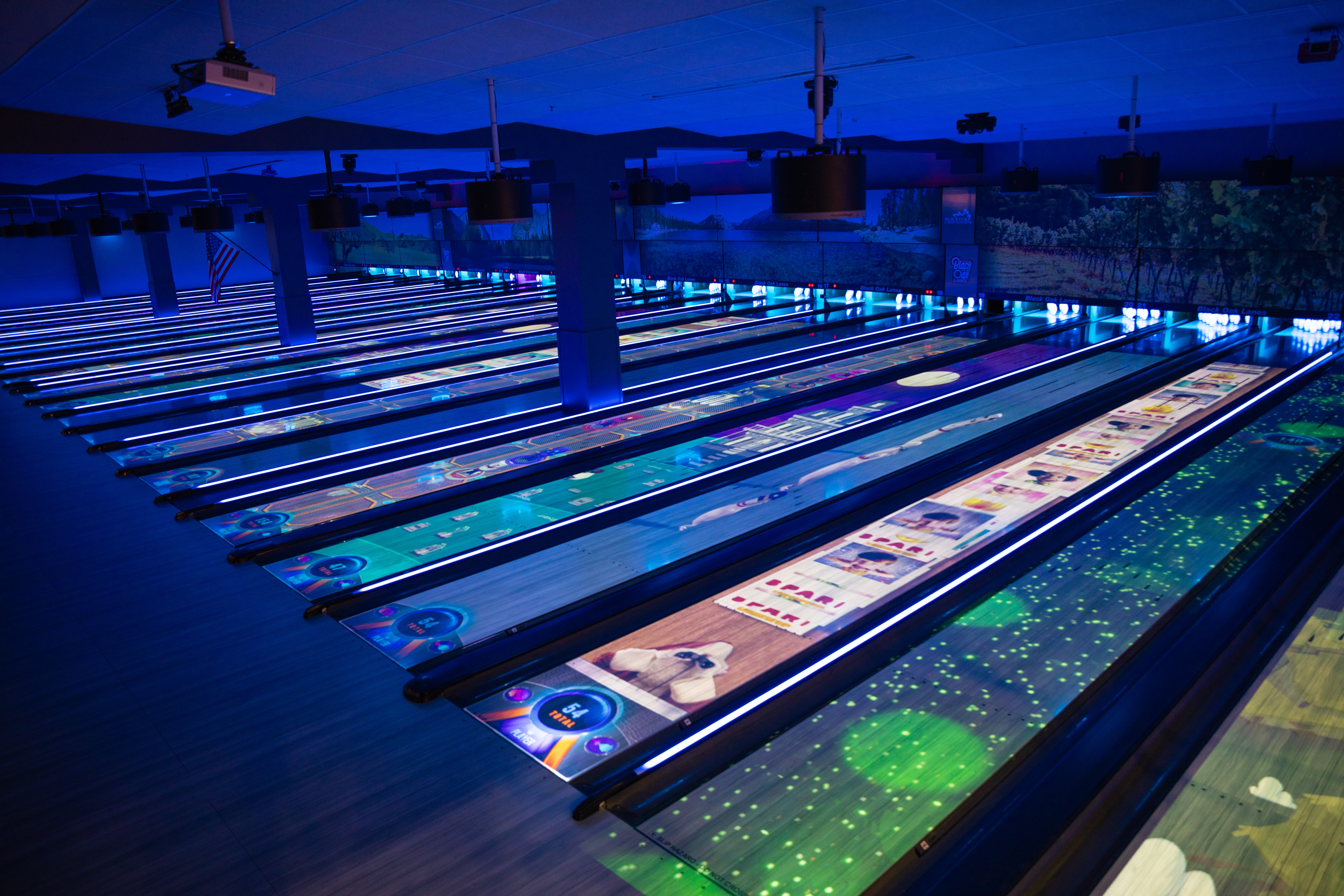 Bowling at Black Oak Casino Resort