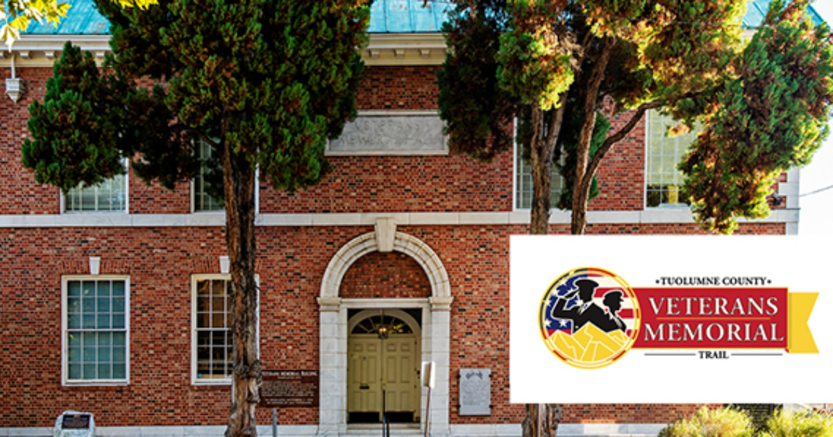 Tuolumne County Veterans Memorial Trail header