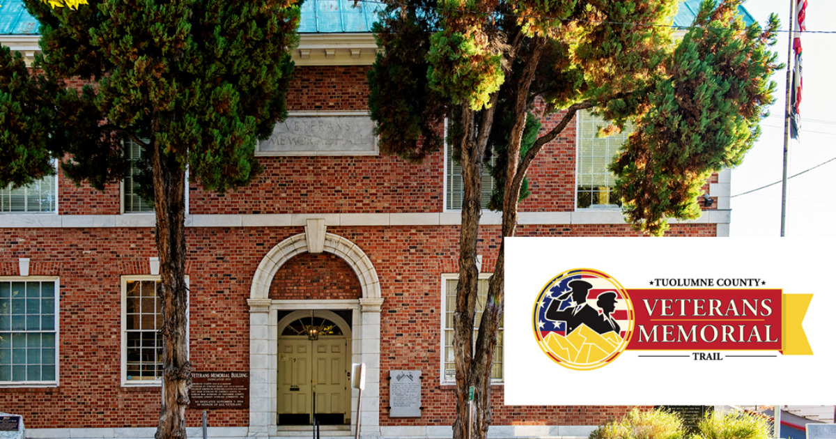 Tuolumne County Veterans Memorial Trail header